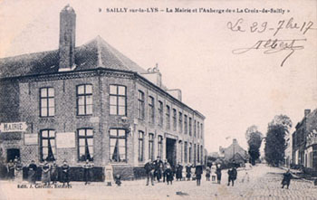 La mairie de Sailly-sur-la-Lys