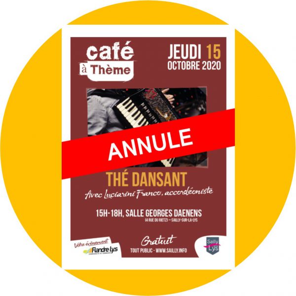 ANNULE - THE DANSANT avec Franco LUCINI