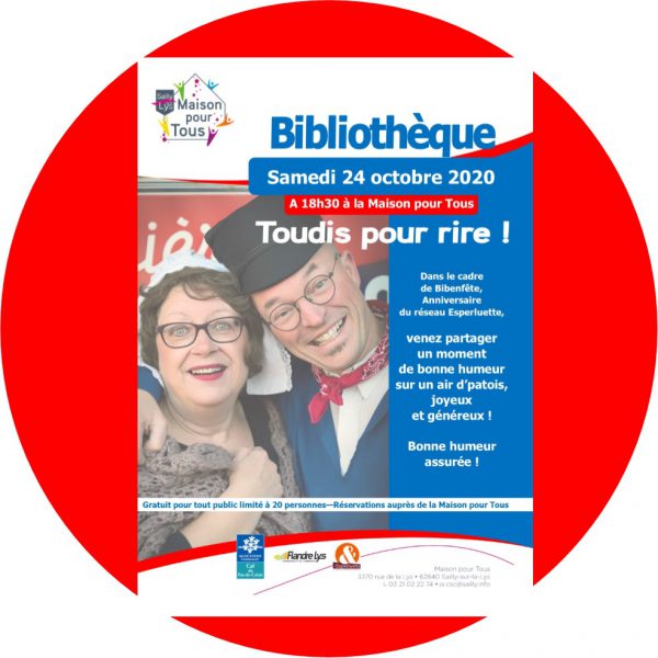 BIBLIOTHEQUE TOUDIS POUR RIRE !