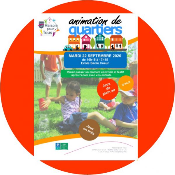 ANIMATION DE QUARTIER ECOLE SACRE COEUR