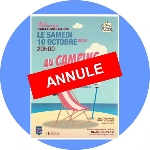 ANNULE - THEATRE AU CAMPING DES FLOTS BLEUS