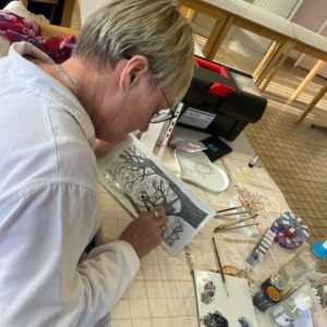 Peinture sur porcelaine
