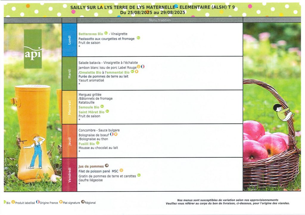 2025-08-28 - Menu
